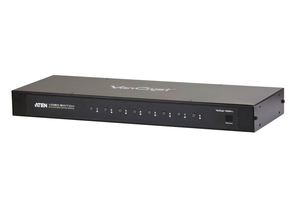 ATEN VS0801A KVM Switches - Black