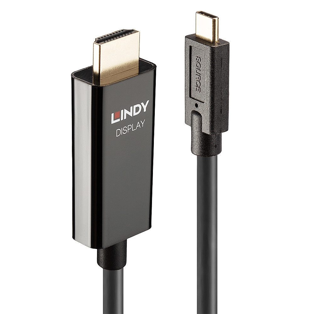 Lindy 4K60 Video Cable Adapters - Black