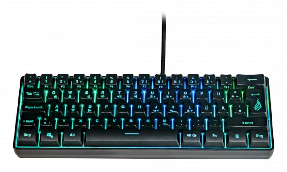 Verbatim SureFire KingPin X1 60% RGB Gaming Keyboard QWERTY USEnglish
