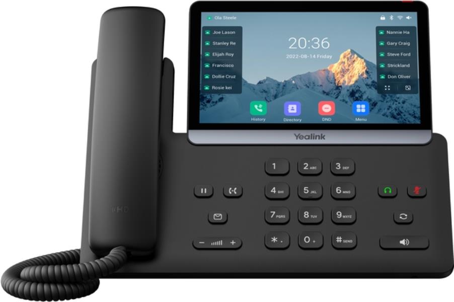 Yealink T77U IP Phones - 7 Inches - Black