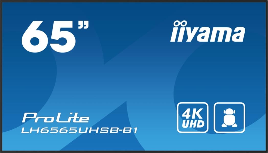 iiyama LH6565UHSB-B1 Signage Displays - 64.5 Inches - 4GB - Black