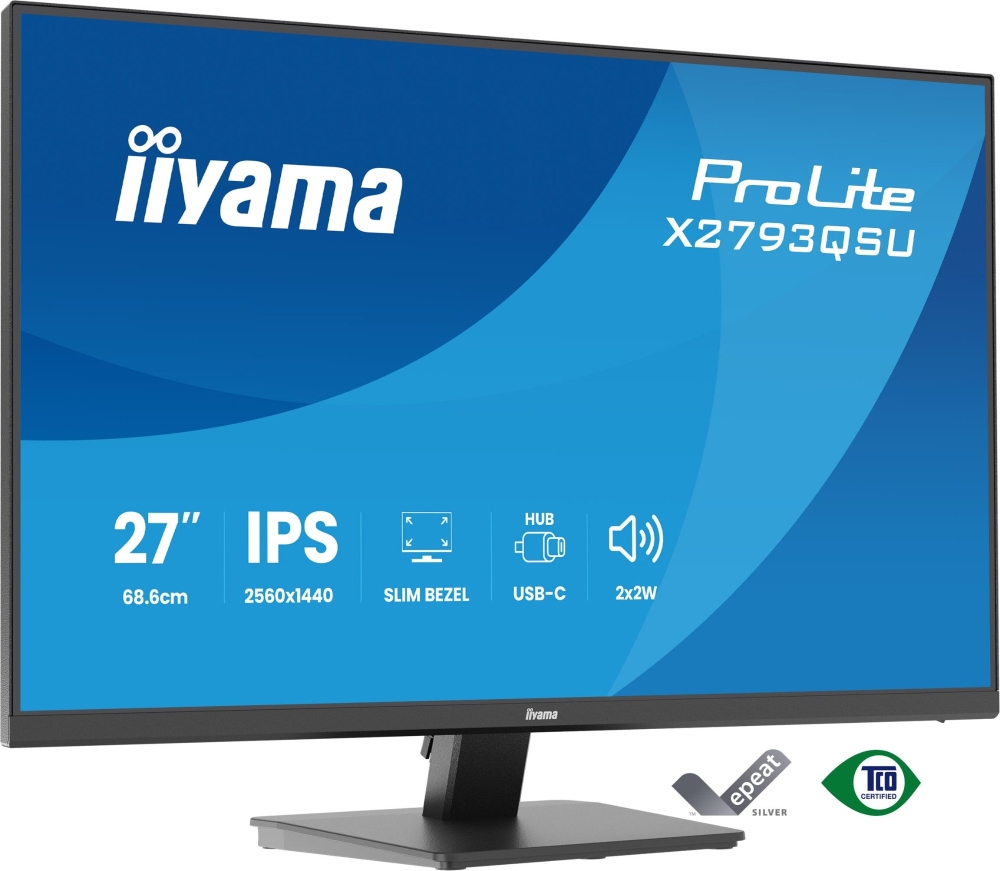 iiyama X2793QSU-B1 Computer Monitors - 27 Inches - Black