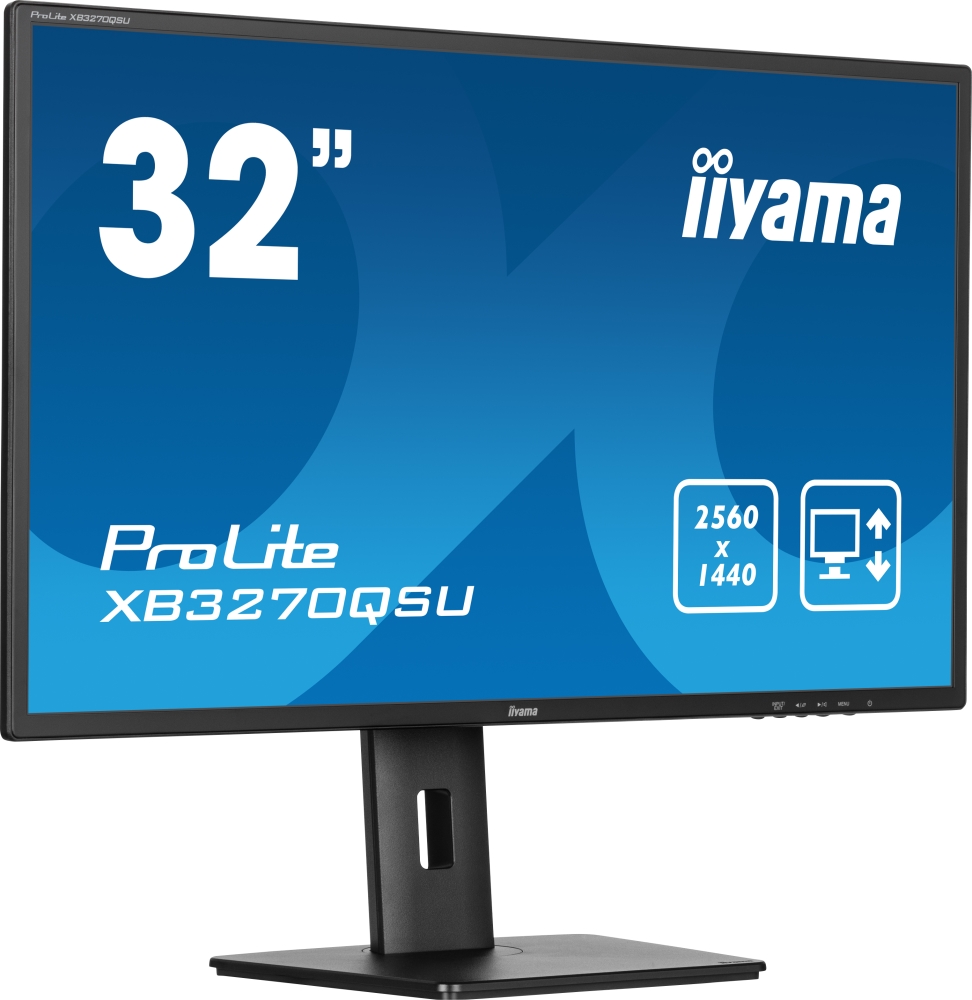 iiyama XB3270QSU-B1 Computer Monitors - 31.5 Inches - Black